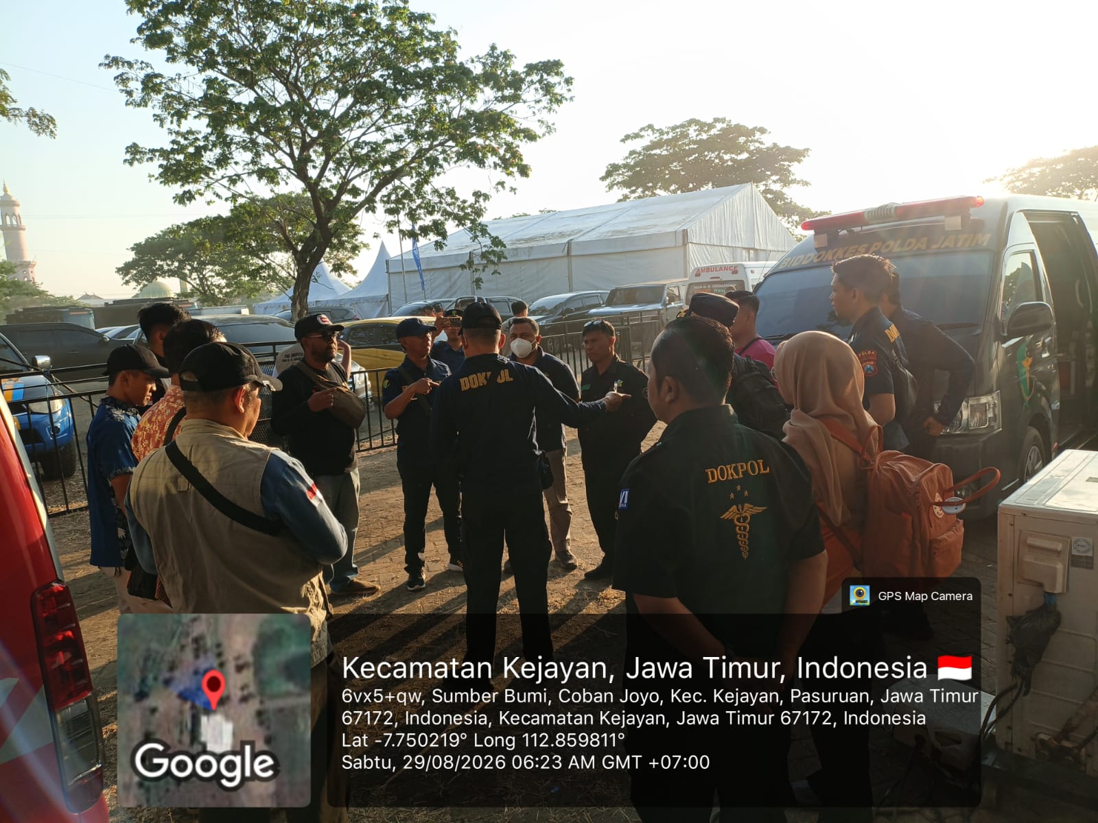 Dukung Kejurnas Bhayangkara Sprint Rally 2026, Tim Dokpol RS Bhayangkara Lumajang Gelar Layanan Mini ICU Statis