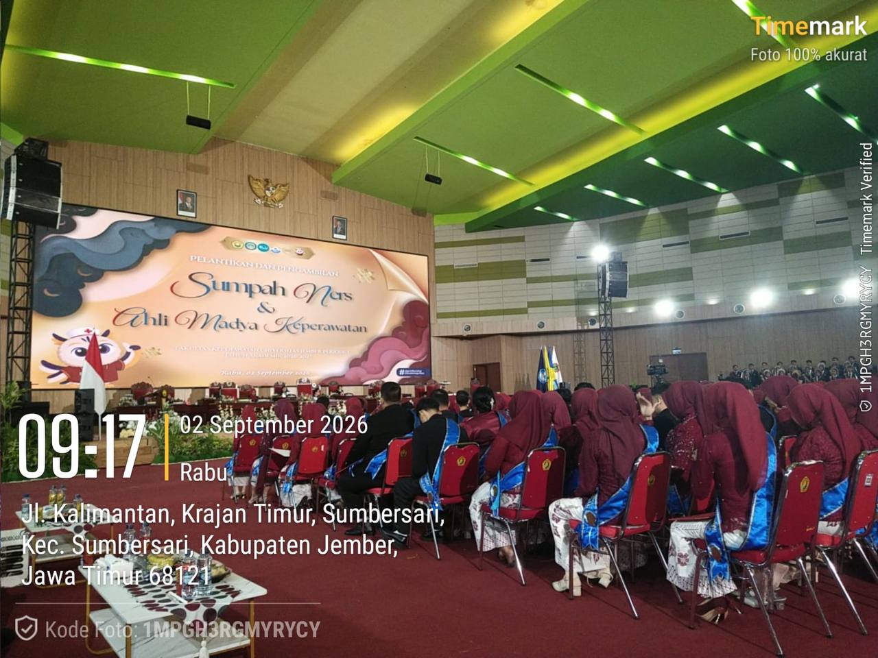 RS Bhayangkara Lumajang Hadiri Pelantikan dan Pengambilan Sumpah Ners serta Ahli Madya Keperawatan Universitas Jember