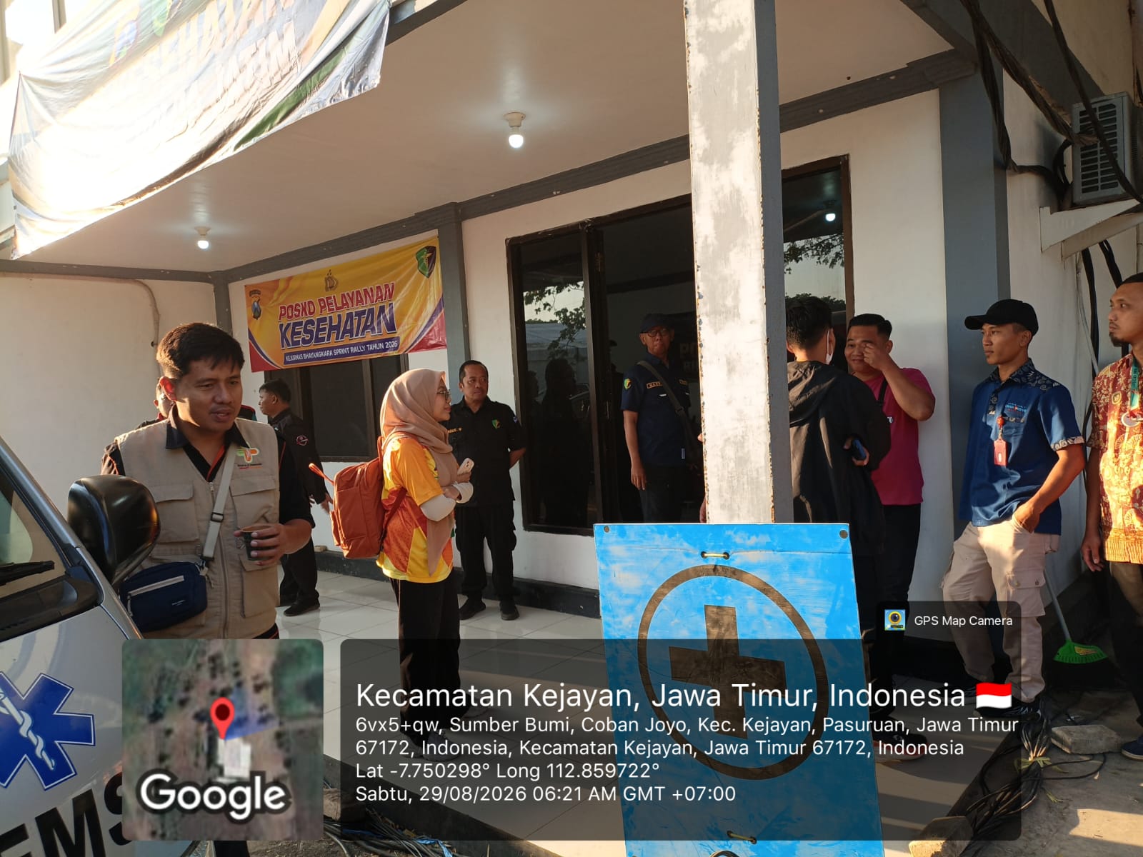Dukung Kejurnas Bhayangkara Sprint Rally 2026, Tim Dokpol RS Bhayangkara Lumajang Gelar Layanan Mini ICU Statis